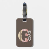 Ozarks Bear Gepäckanhänger (Rückseite vertikal)