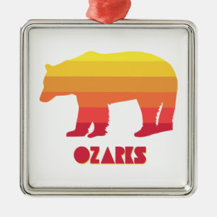 Ozarks Bear Ornament Aus Metall