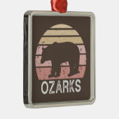 Ozarks Bear Ornament Aus Metall (Rechts)