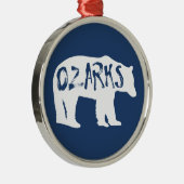 Ozarks Bear Ornament Aus Metall (Rechts)