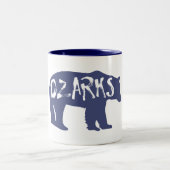 Ozarks Bear Zweifarbige Tasse (Mittel)