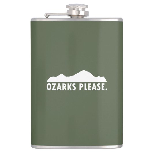 Ozarks Bitte Flachmann (Vorderseite)