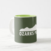 Ozarks Bitte Zweifarbige Tasse (Vorderseite Links)