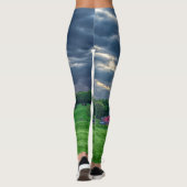 Ozarks Cloudy Farm Sunset Leggings (Rückseite)