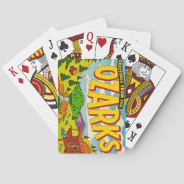 Ozarks-Grußkarten Spielkarten