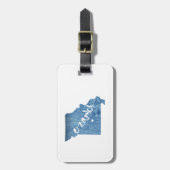 Ozarks, Missouri-Holzkörner Gepäckanhänger (Vorderseite vertikal)