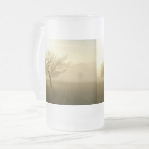 Ozarks Misty Golden Morning Mattiertes Glas Mattglas Bierglas