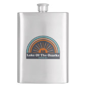 Ozarks-Regenbogensee Flachmann (Vorderseite)