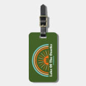 Ozarks-Regenbogensee Gepäckanhänger (Vorderseite vertikal)