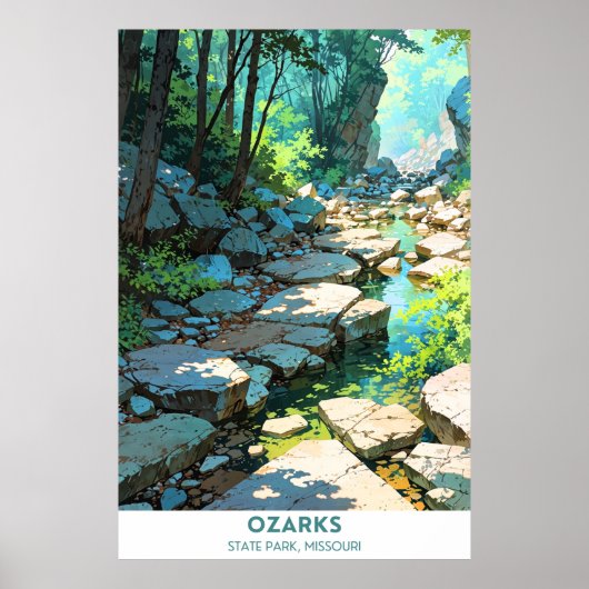 Ozarks Staat Park, Missouri Poster (Vorne)
