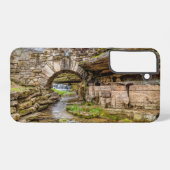 Ozarks Wasserfall Under Bridge Samsung Fall Galaxy Hülle (Rückseite (Horizontal))