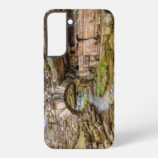 Ozarks Wasserfall Under Bridge Samsung Fall Samsung Galaxy Hülle (Rückseite)