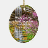 Ozarks Waterfall Spring Bluff Keramik Ornament (Rechts)
