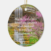 Ozarks Waterfall Spring Bluff Keramik Ornament (Links)