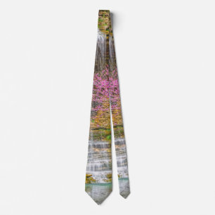 Ozarks Waterfall Spring Bluff Neck Tie Krawatte
