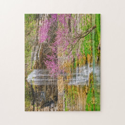 Ozarks Waterfall Spring Bluff Puzzle (Vertikal)