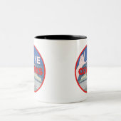 Ozarksee Zweifarbige Tasse (Mittel)