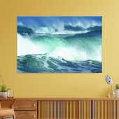 OZEAN 32x48 Leinwanddruck (Insitu (Wohnzimmer))