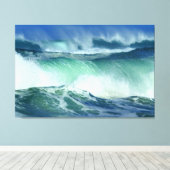 OZEAN 32x48 Leinwanddruck (Insitu (Holzboden))