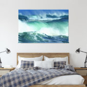 OZEAN 32x48 Leinwanddruck (Insitu (Schlafzimmer))