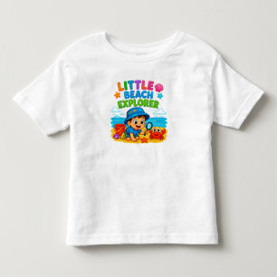 🏝️ Ozean-Abenteuer-Cartoon für kleine Kinder 🦀 Kleinkind T-shirt