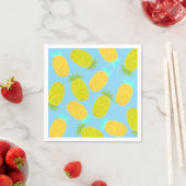 Ozean Ananas Himmel Muster Serviette (Beispiel)
