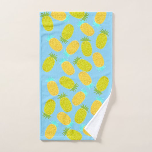 Ozean-Ananas-Muster Badhandtuch Set (Handtuch)