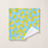 Ozean-Ananas-Muster Badhandtuch Set (Waschlappen)