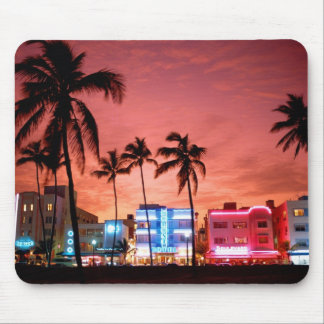 Ozean-Antriebs-Miami Beach-Skyline-Computer Mousepad