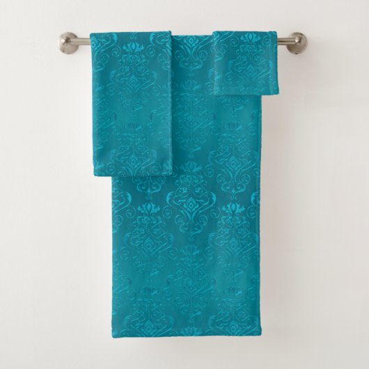 Ozean-aquamariner blauer badhandtuch set (Insitu)