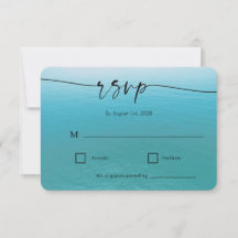 Ozean-Aquarell-Strand-Script-Hochzeit