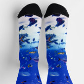 Ozean Aquarium Socken (Oben)
