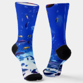 Ozean Aquarium Socken (Gewinkelt)