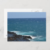Ozean auf Kauai Postkarte (Vorne/Hinten)
