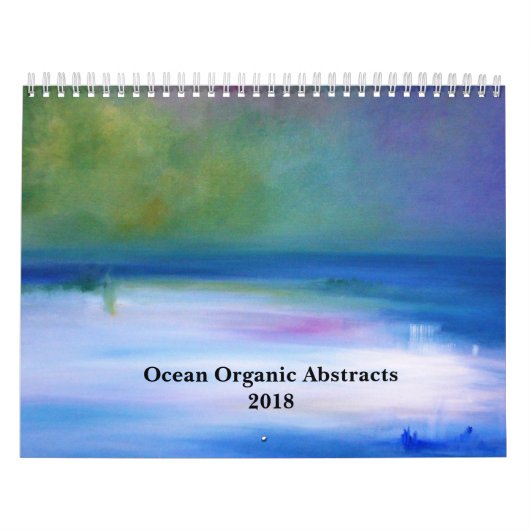 Ozean-Bio abstrakter Kalender 2018 (Titelbild)
