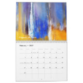 Ozean-Bio abstrakter Kalender 2018 (Feb 2027)