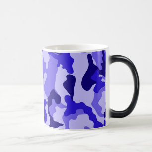 Ozean Blau Camo Tasse