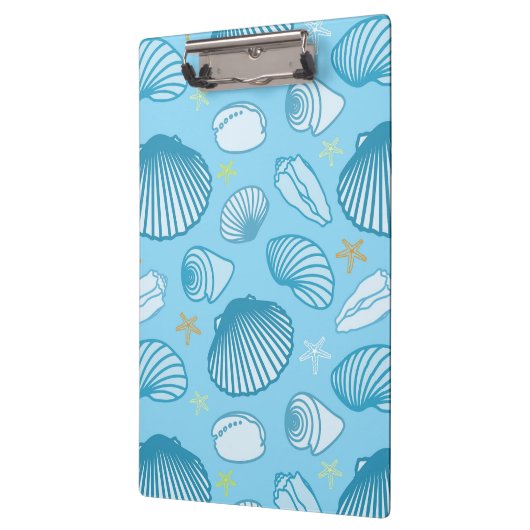 Ozean-Blau-Muster Klemmbrett (Links)