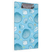 Ozean-Blau-Muster Klemmbrett (Rechts)