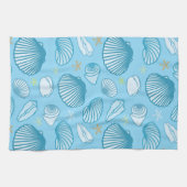 Ozean-Blau-Muster Küchentuch (Horizontal)