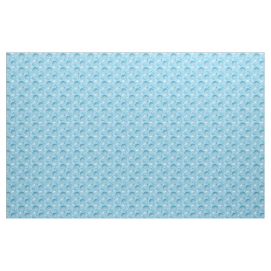Ozean-Blau-Muster Stoff (Yard (91,4 cm))