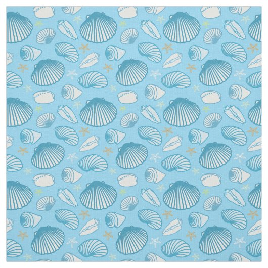 Ozean-Blau-Muster Stoff (Muster)