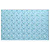 Ozean-Blau-Muster Stoff (Fat Quarter (45,7 x 55,9 cm))