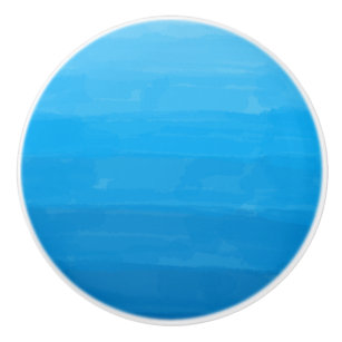 Ozean-Blau Ombre Keramik-Griff Keramikknauf
