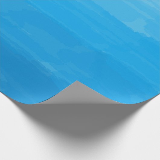 Ozean-Blau Ombre Packpapier (Ecke)