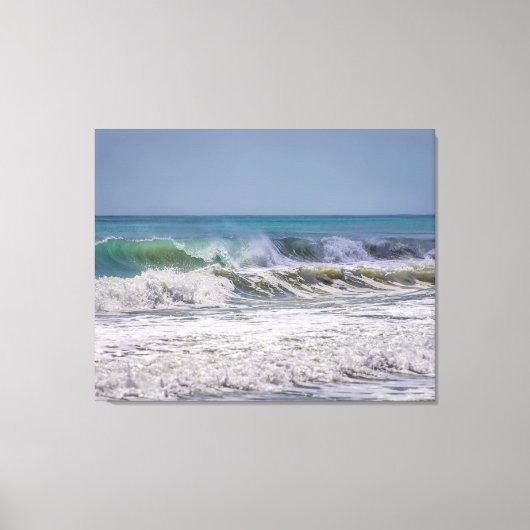 Ozean bricht Wellen Leinwanddruck (Vorderseite)