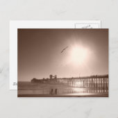 Ozean, CA Pier Postkarte (Vorne/Hinten)
