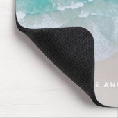 Ozean das Abenteuer beginnt modern bunt Mousepad (Ecke)