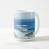 Ozean der Blaue Segel-Cup-Tasse der Welt Kaffeetasse (VorderseiteRechts)