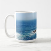 Ozean der Blaue Segel-Cup-Tasse der Welt Kaffeetasse (Links)